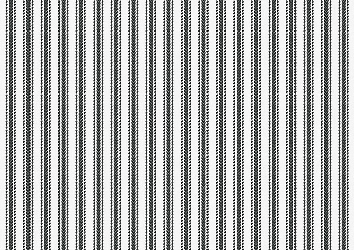 Lace Stripes, Jet - Roman Blind - Image 7